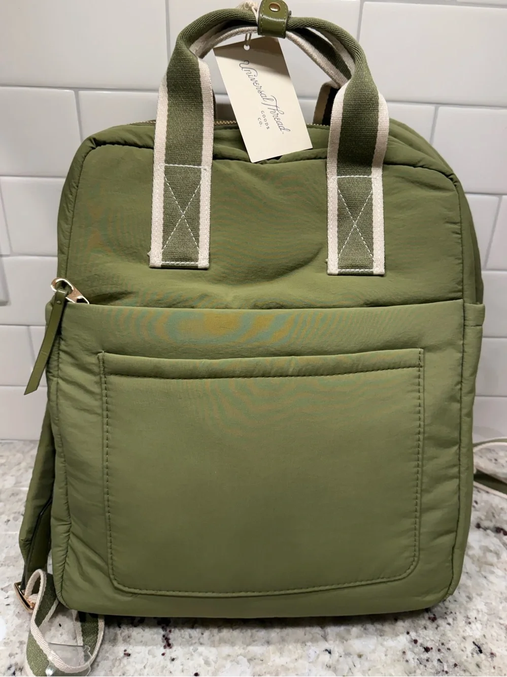 Universal Thread Olive Green Square Everyday Backpack - NEW!